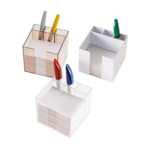 CODE 1220 SQUARE DESK CUBE WITH PEN HOLDER CODE 1220 SQUARE DESK CUBE WITH PEN HOLDER