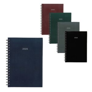 ΚΩΔ 1363 Ημερολόγιο ημερήσιο σπιράλ basic Με πλαστικό εξώφυλλο και οπισθόφυλλο 500γρ.