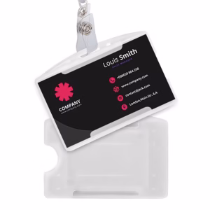 CODE 1511 HORIZONTAL BADGE HOLDER FOR LANYARD