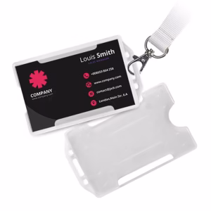 CODE 1513 VERTICAL BADGE HOLDER FOR LANYARD