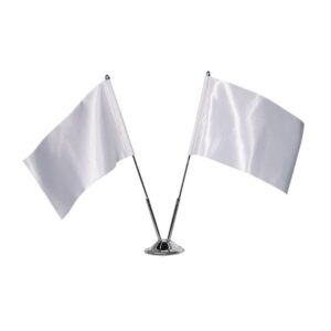 CODE 2645 DESK STAND WITH 2 FLAGS