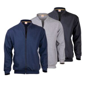 CODE 2828 HOODED  SWEATSHIRT WITH COLLAR MAO  70% cotton 30 % polyester 280 g/m²