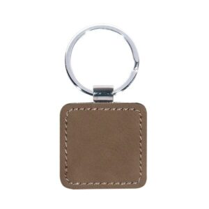 CODE 818 SQUARE METALLIC KEY CHAIN WITH LEATHER CODE 818 SQUARE METALLIC KEY CHAIN WITH LEATHER