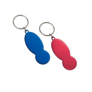 CODE 832 METALLIC KEY CHAIN SUPER MARKET