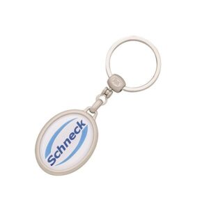 CODE 873 OVAL METALLIC KEY CHAIN