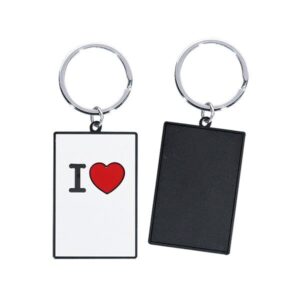 CODE 911 RECTANGULAR I LOVE KEY CHAIN CODE 911 RECTANGULAR I LOVE KEY CHAIN