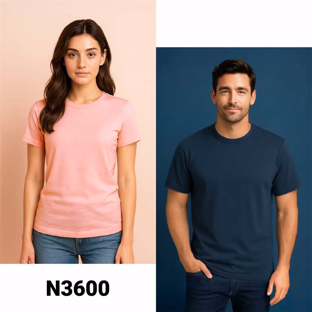 N3600 ΜΠΛΟΥΖΑ UNISEX NLA 145g/m2 100% βαμβάκι ring-spun ΠΕΝΙΕ
