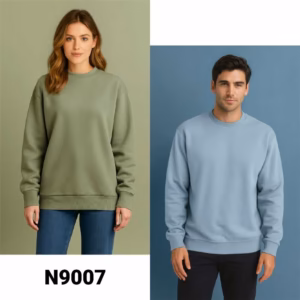 N9007 ΦΟΥΤΕΡ UNISEX HEAVYWEIGHT SWEATSHIRT NLA 340g/m2, 80% combed cotton, 20%recycled polyester ring-spun oversized fit N9007 ΦΟΥΤΕΡ UNISEX HEAVYWEIGHT SWEATSHIRT NLA 340g/m2, 80% combed cotton, 20%recycled polyester ring-spun oversized fit