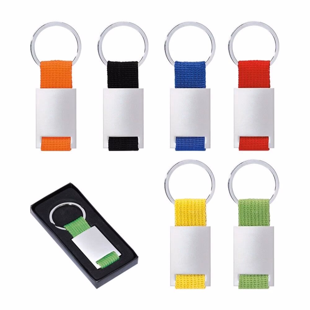 CODE 826 METALLIC KEY CHAIN WITH WEBBING